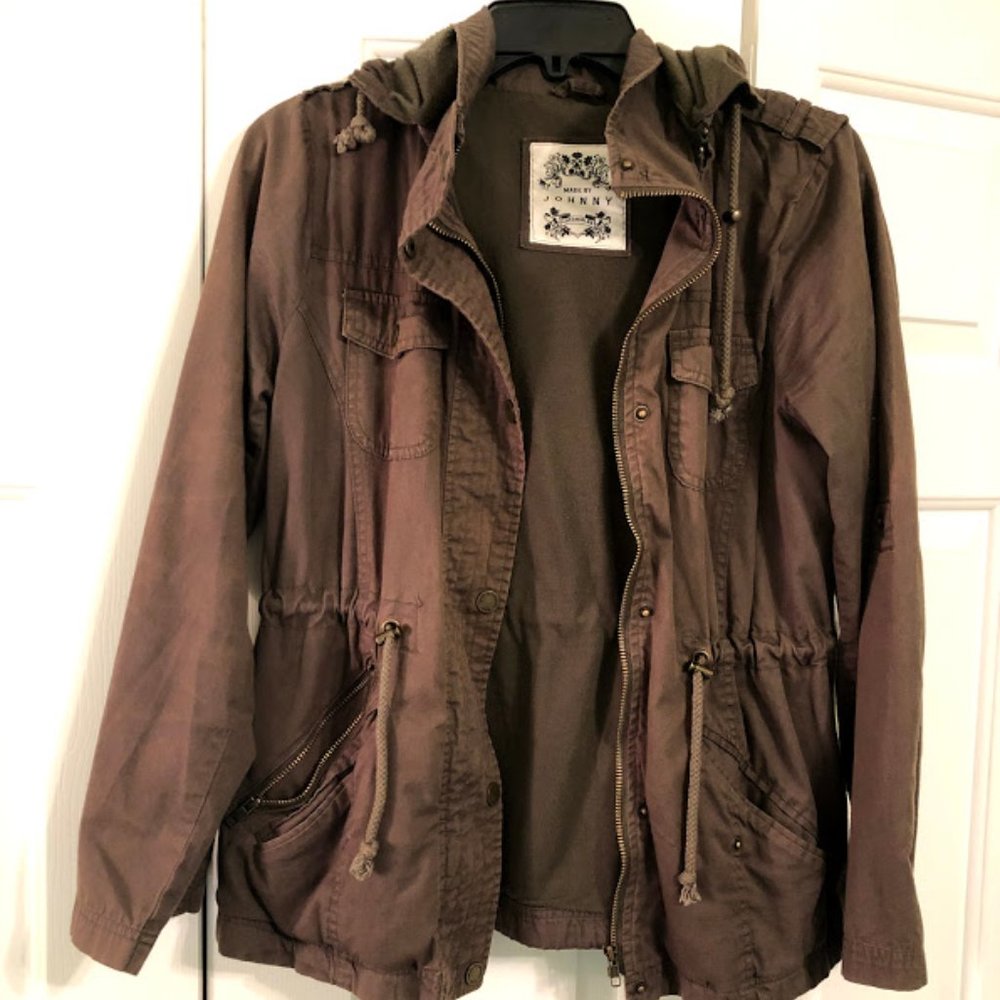 Johnny Army Green Jacket